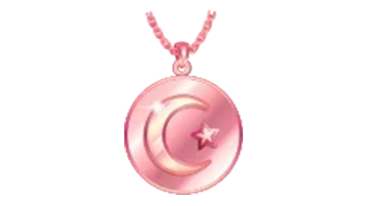 Moon Pendant [Sunset Rose]